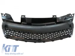 Schwarzer Waben-Grill ohne Emblem geeignet für Opel Zafira 2005-2011-image-6213251