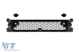 Schwarzes Lack-Frontstoßstangen-Kit Typ W465 geeignet für Mercedes G-Klasse W464 nach 2018 mit PDC, Kühlergrill, Scheinwerfereinfassungen, Kotflügelverbreiterungen.-image-6164077