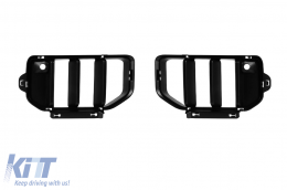 Schwarzes Lack-Frontstoßstangen-Kit Typ W465 geeignet für Mercedes G-Klasse W464 nach 2018 mit PDC, Kühlergrill, Scheinwerfereinfassungen, Kotflügelverbreiterungen.-image-6164079