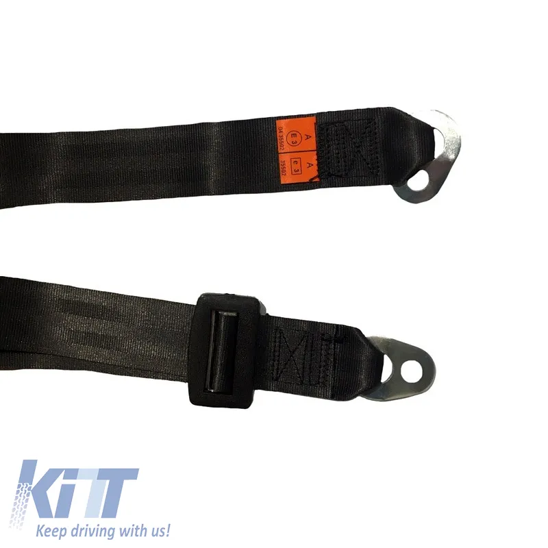 Seat Belt 3 Points With Crutch 55cm Auto GS 20604 4 Pieces