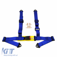 Seat Belt 4 Points Blue Color 1 Pc