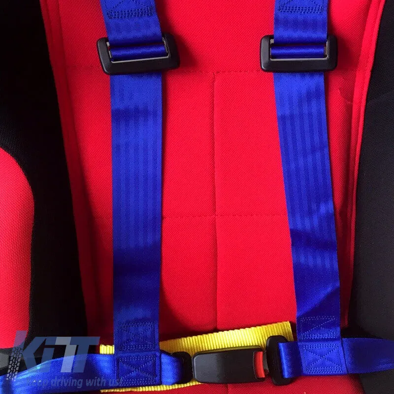 Seat Belt 4 Points Blue Color 1 Pc