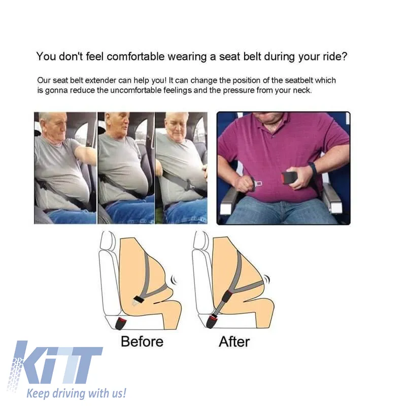 Seat Belt Extension suitable for Kids Seat 25cm 1 Pc