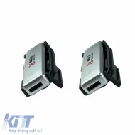Seat Belt Stopper Silver Type-R TR-2538 2 Pcs-image-6302964