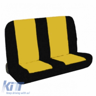 Seat Cover Neopren Type R Black/Yellow 2 Pcs