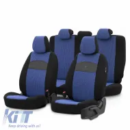 image-28-Seat Covers Otom Smart Design Universal Cotton / Leather Front / Rear Set 11 Pieces Black / Blue SLTSMT104-NZ
