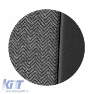 Seat Covers Prix All In One Black-Grey Pair 4 Pieces-image-6292418