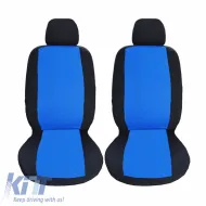 Seat Covers Smart Style Black-Blue Set Front-Rear 8 Pieces-image-6304242