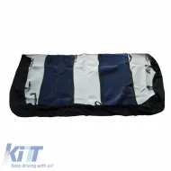 Seat Covers Smart Style Black-Blue Set Front-Rear 8 Pieces-image-6304245