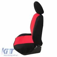 Seat Covers Smart Style Black-Red Set Front-Rear 8 Pieces-image-6304227