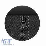 Seat Covers Super Sport All In One Black-Blue Set Front-Rear 11 Pieces-image-6292424