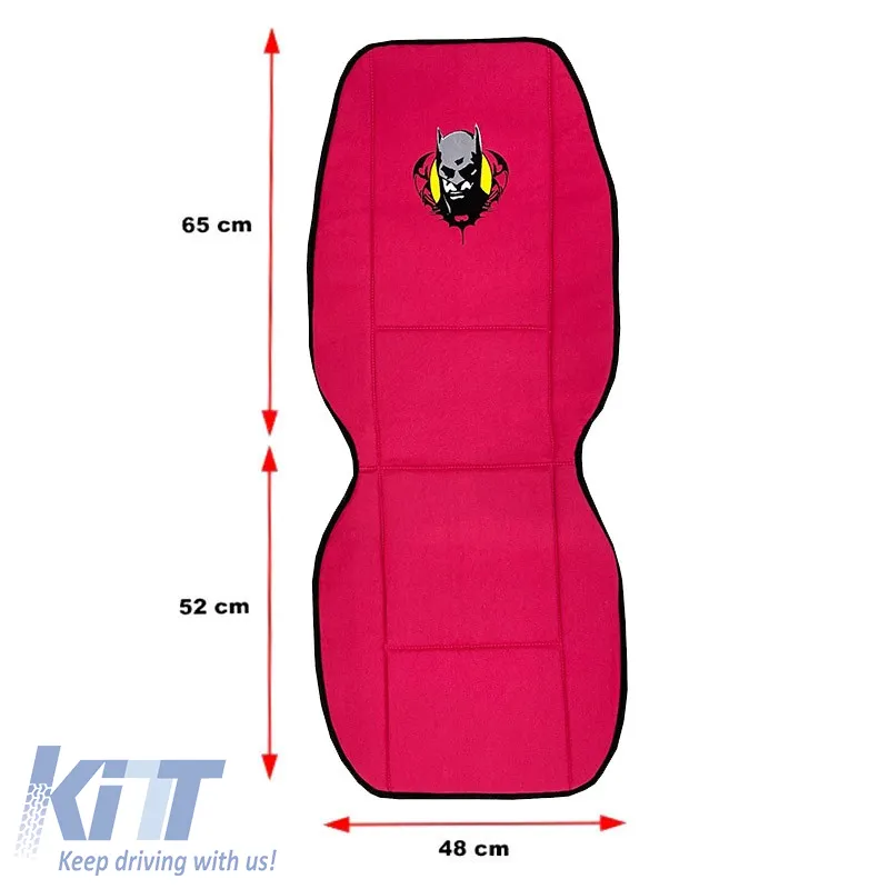 Seat Cushion Double Face Canvas DC Comics Batman Urban Legend Red / Black 1 Pc