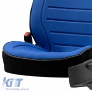 Seat Cushion suitable for Otom Active Line Fabric Lacoste Embossed Blue ACTL-105 1 Piece-image-6305133