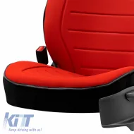 Seat Cushion suitable for Otom Active Line Fabric Lacoste Embossed Red ACTL-104 1 Piece-image-6305140