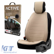 Seat Cushion suitable for Otom Active Line Fabric Lacoste Embossed Beige ACTL-103 1 Piece