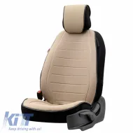 Seat Cushion suitable for Otom Active Line Fabric Lacoste Embossed Beige ACTL-103 1 Piece-image-6325942