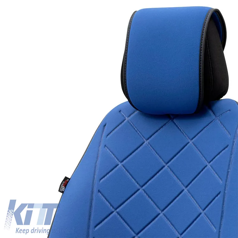 Seat Cushion suitable for Otom Active Pro Fabric Lacoste Embossed Blue ACTP-105 1 Piece