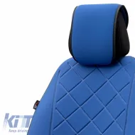 Seat Cushion suitable for Otom Active Pro Fabric Lacoste Embossed Blue ACTP-105 1 Piece-image-6305146