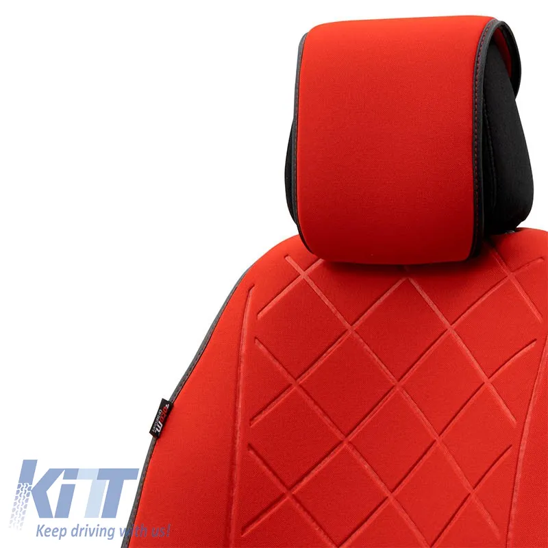 Seat Cushion suitable for Otom Active Pro Fabric Lacoste Embossed Red ACTP-104 1 Piece