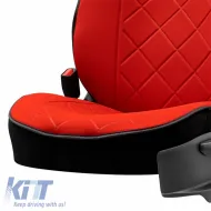 Seat Cushion suitable for Otom Active Pro Fabric Lacoste Embossed Red ACTP-104 1 Piece-image-6305154