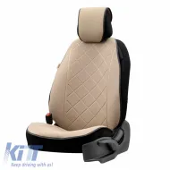 Seat Cushion suitable for Otom Active Pro Fabric Lacoste Embossed Beige ACTP-103 1 Piece-image-6305159