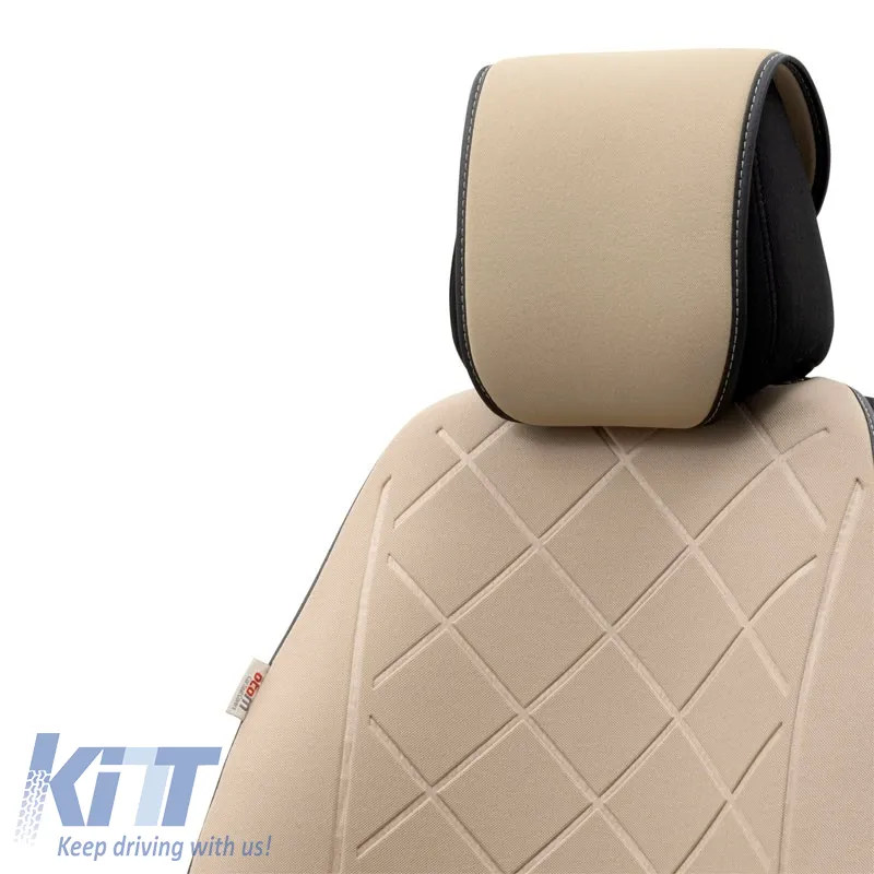 Seat Cushion suitable for Otom Active Pro Fabric Lacoste Embossed Beige ACTP-103 1 Piece