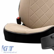 Seat Cushion suitable for Otom Active Pro Fabric Lacoste Embossed Beige ACTP-103 1 Piece-image-6305161