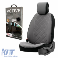 Seat Cushion suitable for Otom Active Pro Fabric Lacoste Embossed Grey ACTP-102 1 Piece
