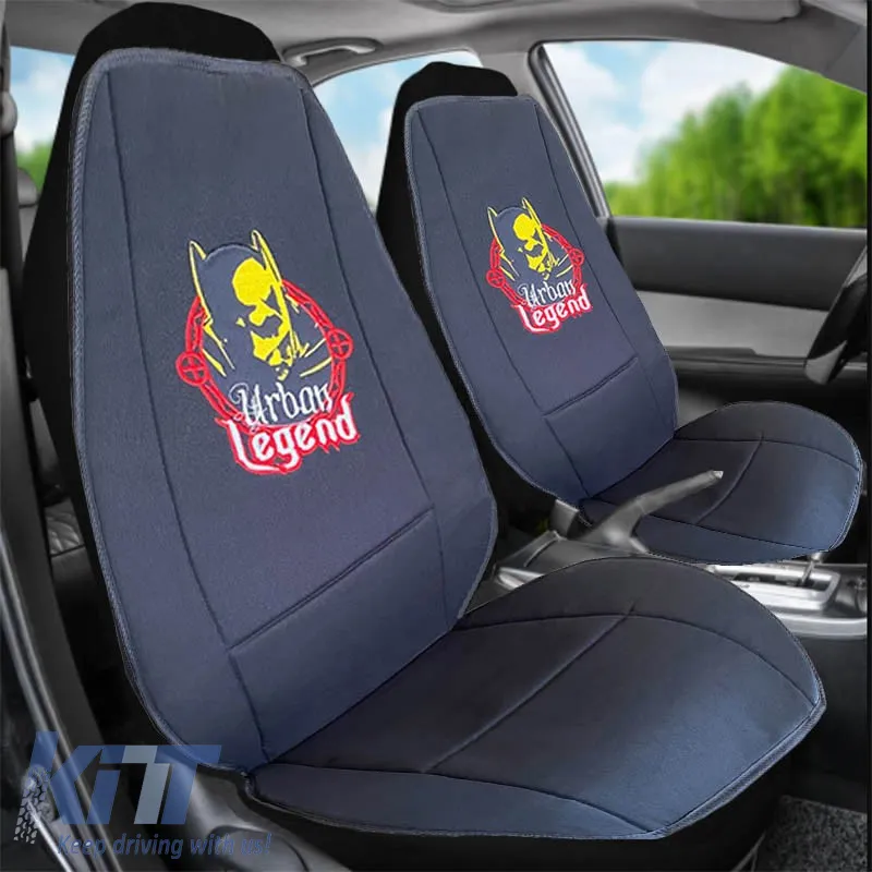 Seat Cushions Double Face Canvas DC Comics Batman Urban Legend Red / Black 2 Pcs