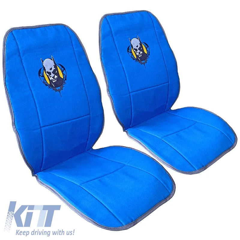 Seat Cushions Double Face Canvas DC Comics Batman Urban Legend Blue / Grey 2 Pcs