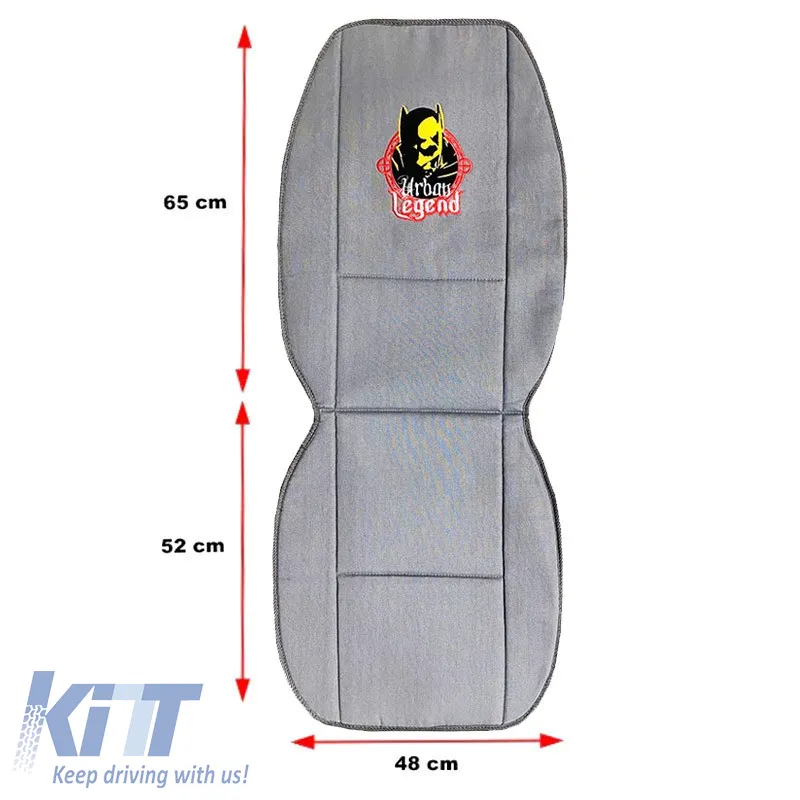 Seat Cushions Double Face Canvas DC Comics Batman Urban Legend Blue / Grey 2 Pcs