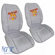 Seat Cushions Double Face Canvas Warner Bros Looney Tunes Blue Bugs Bunny / Grey Taz 2 Pcs-image-6302486