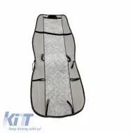 Seat első ülésvédő párna PU Royal fekete kék varrással 2 darab-image-6292591