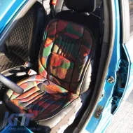 Seat Front Cushion ''Camouflage'' 100% Leather Brown-Black 1 Piece 11049-image-6306120