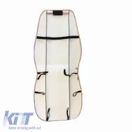 Seat Front Cushions Alcantara Super Fresh Beige 2 Pieces-image-6295402