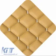 Seat Front Cushions PU Royal Beige 2 Pieces-image-6292598