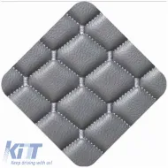 Seat Front Cushions PU Royal Gray 2 Pieces-image-6292580