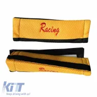 Seat Front Cushions Racing Black/Yellow 5 Pcs-image-6296083