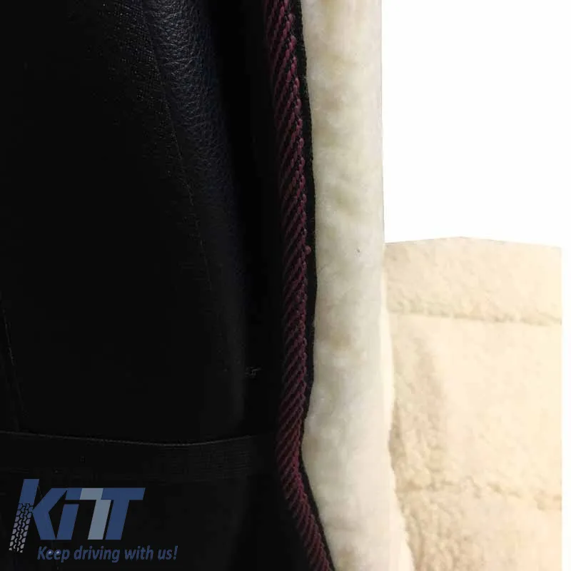 Seat Front Cushions Suitable for Fur White 1 Piece