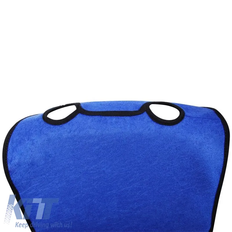 Seat Front Cushions Towel Cover Up Blue 2 Pieces