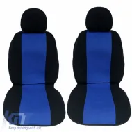 image-0-Seat Front Cushions Towel Super Fresh Black-Blue 2 Pieces