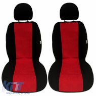 Seat Front Cushions Towel Super Fresh Black-Red 2 Pieces