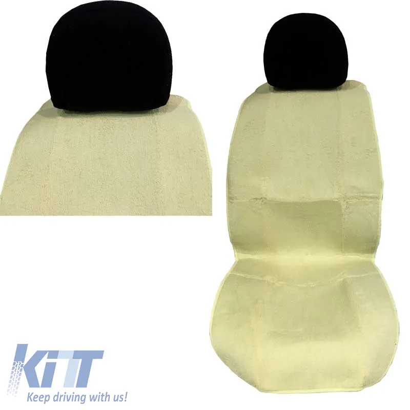 Seat Front Cushions Towel Super Fresh Light Green 2 Pieces