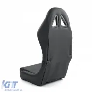 Sedile sportivo a guscio pieghevole in ecopelle nera Tenzo-R-image-6199597