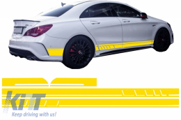 Seitenaufkleber Aufkleber für Mercedes CLA W117 C117 X117 13-16 W176 45 Look-image-6033907