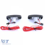 Seitenblinker mit LED-Leuchtleisten, schwarz, geeignet für Jeep Liberty 08-12 und Grand Cherokee 3 05-10-image-6202090
