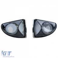 Seitenblinker Set klares Glas schwarz, geeignet für Smart ForTwo Cabrio Coupe 451 2007-2015-image-6208165