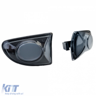 Seitenblinker Set klares Glas schwarz, geeignet für Smart ForTwo Cabrio Coupe 451 2007-2015-image-6208166