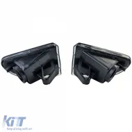 Seitenblinker Set klares Glas schwarz, geeignet für Smart ForTwo Cabrio Coupe 451 2007-2015-image-6208168
