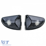 Seitenblinker-Set schwarz rauchig geeignet für Smart ForTwo Cabrio Coupe 451 2007-2015-image-6202081